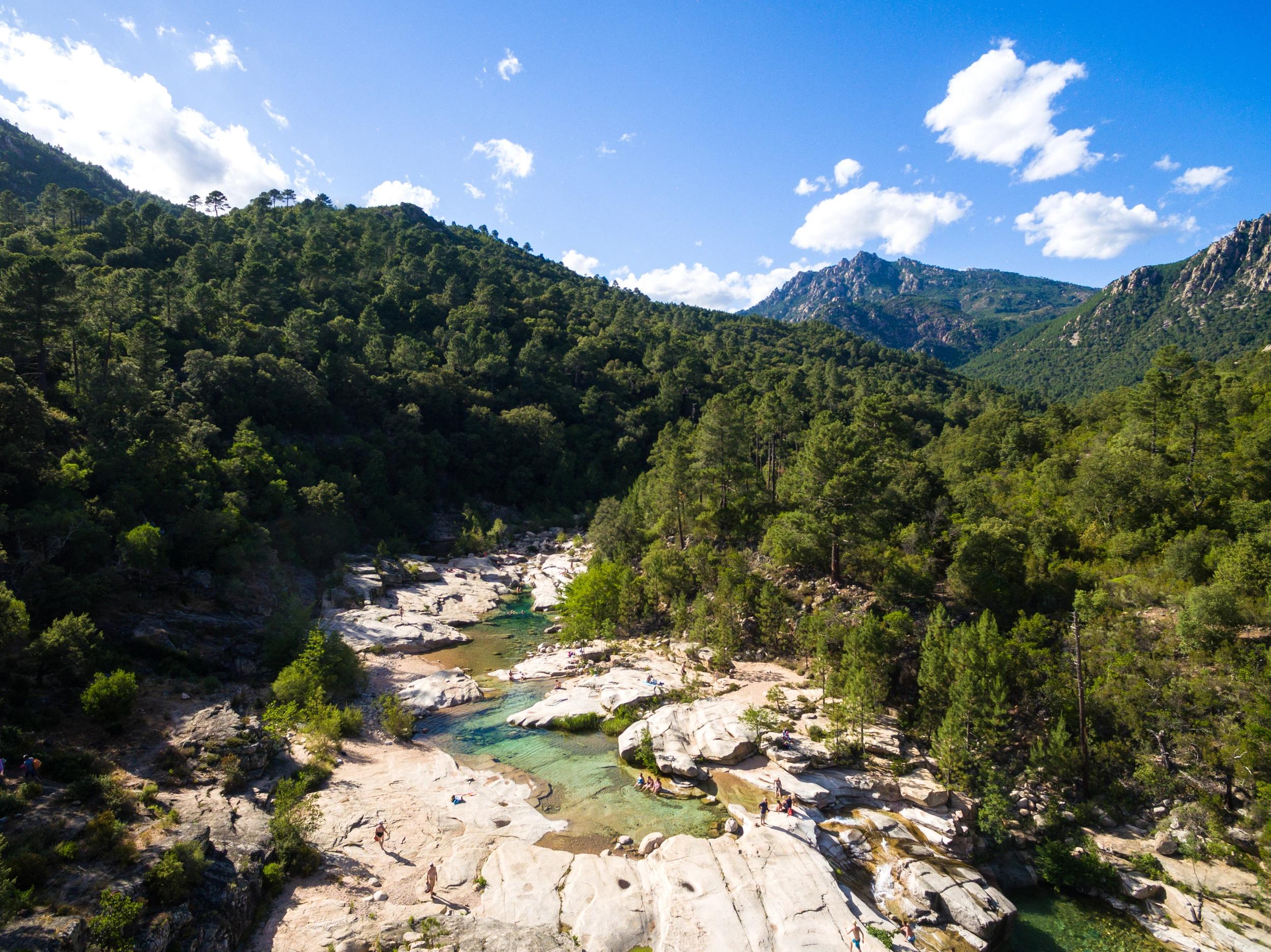 Piscines naturelles en Corse-du-Sud